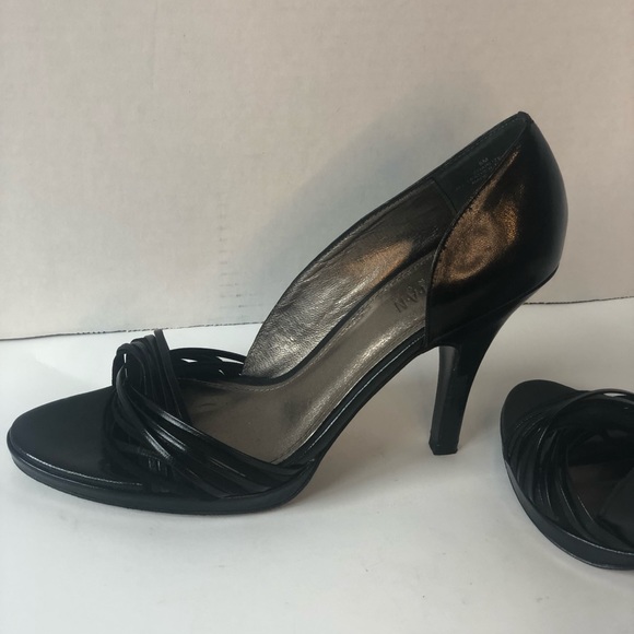 36. Parisian Platinum Black Open Side and Toe size 8 - Picture 3 of 14